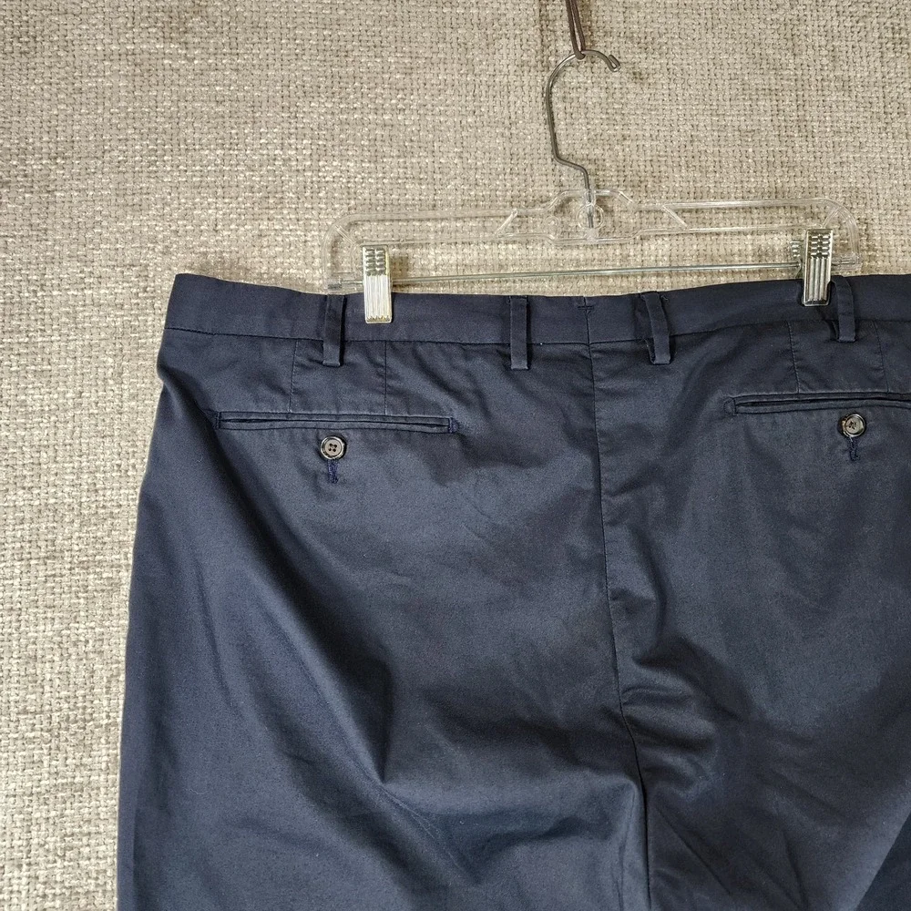 Polo Ralph Lauren Dress Pants Mens 40 Navy Stretch Straight Trouser (Fits 41x32)